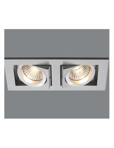 Azzardo PACO 2 ALUMINIUM 2xGU10 Wpuszczana Aluminium AZ0798 - produkt 2