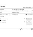 Lampy podtynkowe kwadratowe - Azzardo PACO 2 ALUMINIUM 2xGU10 Wpuszczana Aluminium AZ0798 - produkt 3