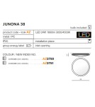 Plafony okrągłe - Azzardo JUNONA 38 3000K CHROME 1xLED Sufitowa Chrom AZ2751 - product 3