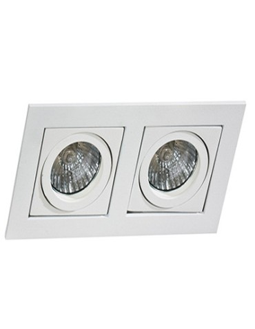 Azzardo PACO 2 WHITE 2xGU10 Wpuszczana Biały AZ0799 - produkt 2