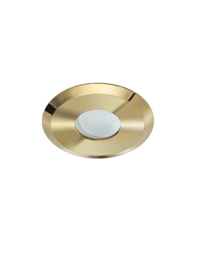 Lampy podtynkowe hermetyczne - Azzardo OSCAR IP44 GOLD 1xGU10 Wpuszczana Złoty IP44 AZ2800 - produkt kolory-swiatla.pl 1