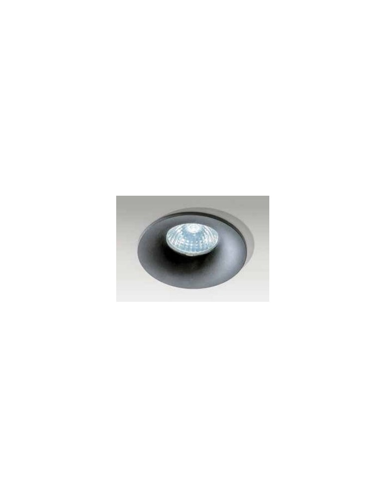 Lampy podtynkowe okrągłe - Azzardo ADAMO MIDST MATT BLACK 1xGU10 Wpuszczana Czarny Mat AZ2562 - produkt kolory-swiatla.pl 1