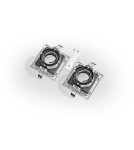 Lampy podtynkowe kwadratowe - Azzardo MINORKA WHITE/WHITE 1xGU10 Wpuszczana Biały AZ2801 - produkt 4