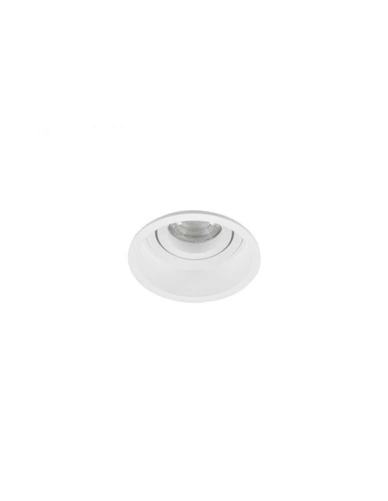 Lampy podtynkowe okrągłe - Azzardo TORRES GU10 WHITE 1xGU10 Wpuszczana Biały AZ2682 - produkt kolory-swiatla.pl 1