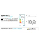 Kategorie produktów - Azzardo NOVA 2 GIPS WHITE/WHITE 2xES111 Wpuszczana Biały AZ2934 - produkt 2