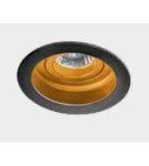 Lampy podtynkowe okrągłe - Azzardo IBIZA BLACK/GOLD 1xGU10 Wpuszczana Czarny/Złoty AZ2804 - product 1