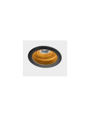 Azzardo IBIZA BLACK/GOLD 1xGU10 Wpuszczana Czarny/Złoty AZ2804
