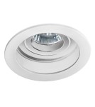 Lampy podtynkowe okrągłe - Azzardo IBIZA WHITE/WHITE 1xGU10 Wpuszczana Biały AZ2803 - product 1