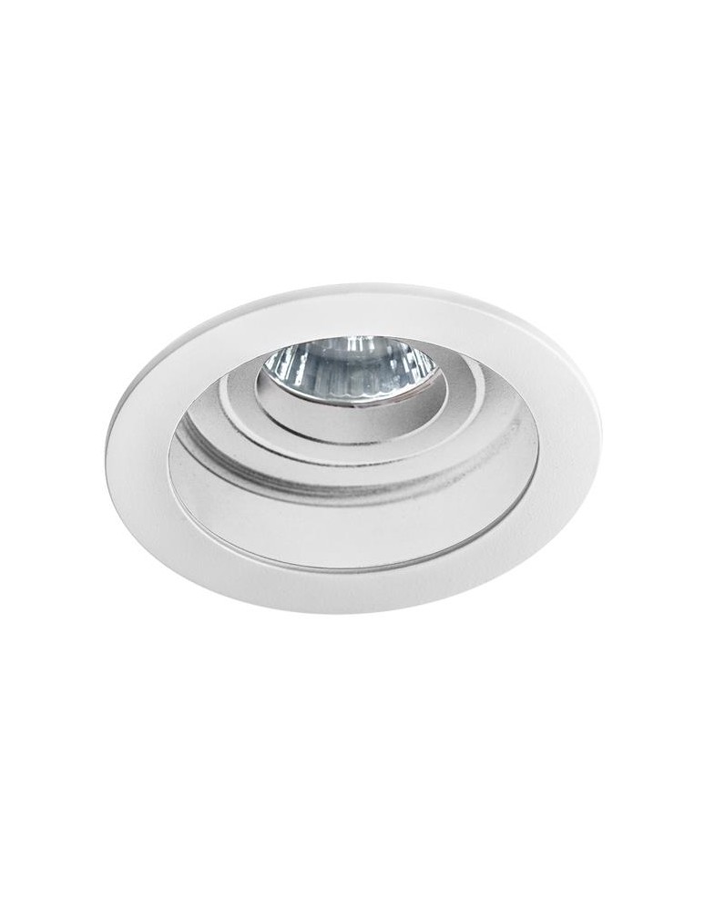 Lampy podtynkowe okrągłe - Azzardo IBIZA WHITE/WHITE 1xGU10 Wpuszczana Biały AZ2803 - produkt kolory-swiatla.pl 1