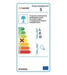 Lampy podtynkowe kwadratowe - Azzardo PACO 3 BLACK 3xGU10 Wpuszczana Czarny AZ0803 - produkt 4
