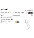 Lampy podtynkowe hermetyczne - Azzardo LINZ 4000K 1xLED Wpuszczana Przeźroczysty IP44 AZ2775 - product 3