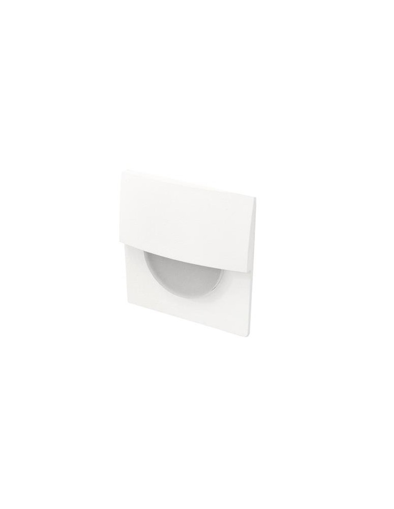 Lampy w ścianę - Azzardo SANE 40 WHITE 1xLED Wpuszczana w Ścianę/Schodowa Biały AZ2766 - produkt kolory-swiatla.pl 1