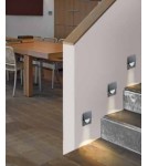 Oświetlenie stopni schodowych - Azzardo SANE 60 NICKEL 1xLED Wpuszczana w Ścianę/Schodowa Nikiel AZ2771 - product 2