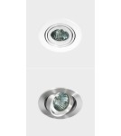 Lampy podtynkowe okrągłe - Azzardo CARLO 1 WHITE 1xGU10 Wpuszczana Biały AZ0805 - product 2
