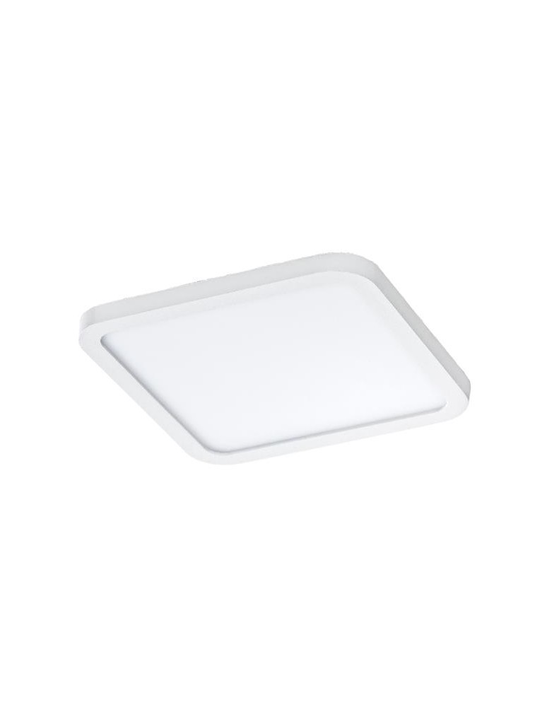 Lampy wpuszczane z kloszem hermetyczne - Azzardo SLIM 15 SQUARE 3000K IP44 WHITE 1xLED Wpuszczana Biały IP44 AZ2837 - produkt kolory-swiatla.pl 1