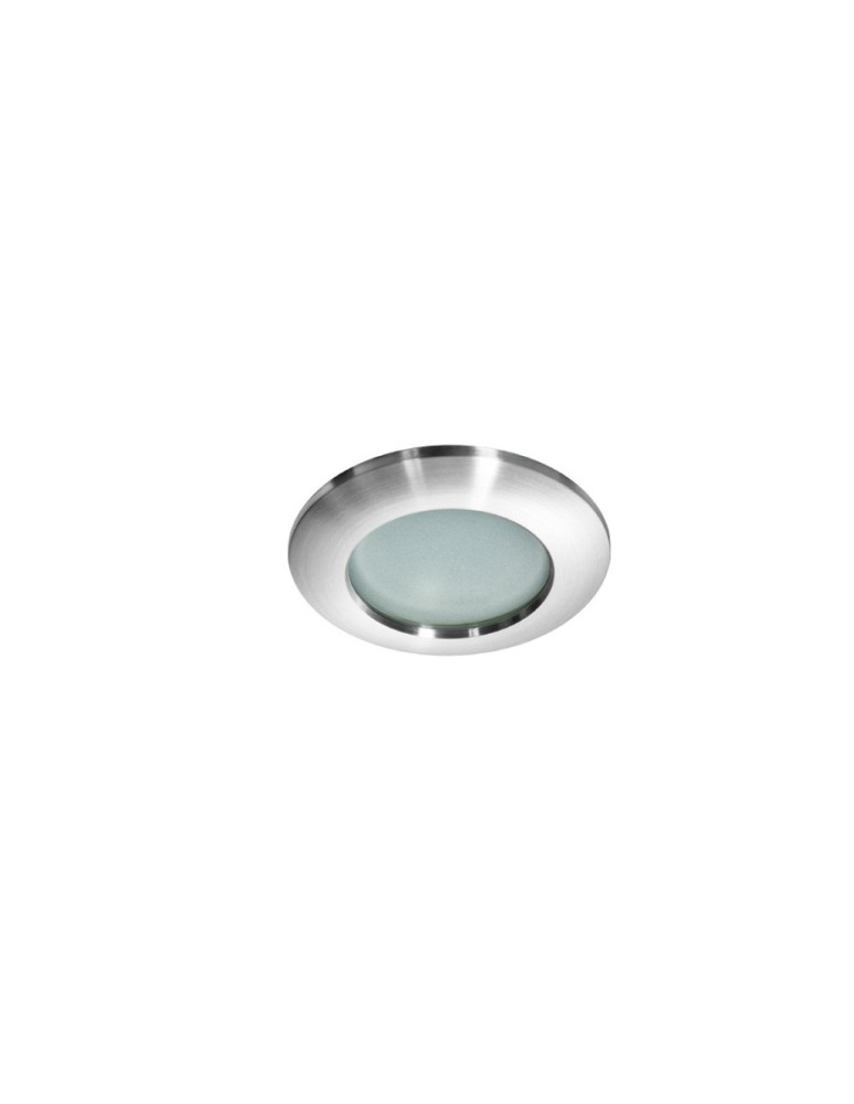 Lampy podtynkowe hermetyczne - Azzardo EMILIO 1 ALUMINIUM 1xGU10 Wpuszczana Aluminium IP54 AZ0810 - produkt kolory-swiatla.pl 1
