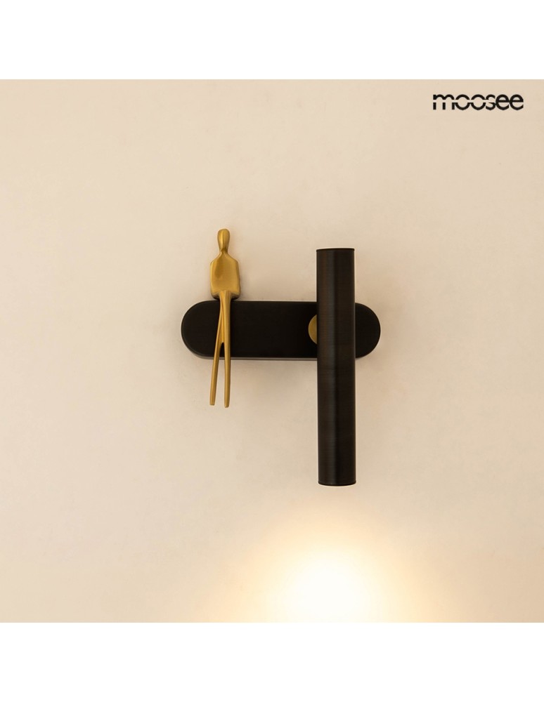 MOOSEE lampa ścienna BOY TUBE R czarna (MSE1501100480) MOOSEE lampa ścienna BOY TUBE R czarna (MSE1501100480)