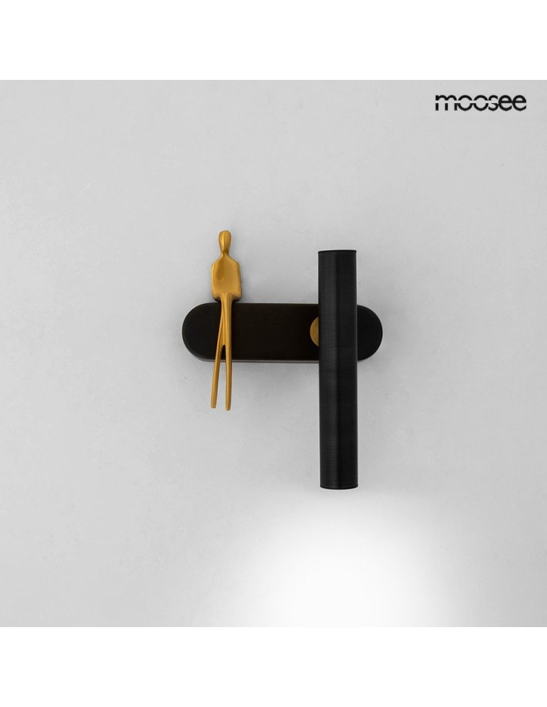 MOOSEE lampa ścienna BOY TUBE R czarna (MSE1501100480) MOOSEE lampa ścienna BOY TUBE R czarna (MSE1501100480)