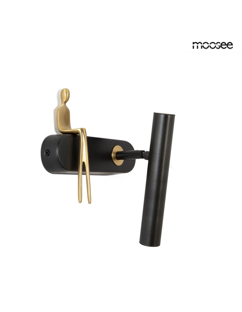 MOOSEE lampa ścienna BOY TUBE R czarna (MSE1501100480) MOOSEE lampa ścienna BOY TUBE R czarna (MSE1501100480)