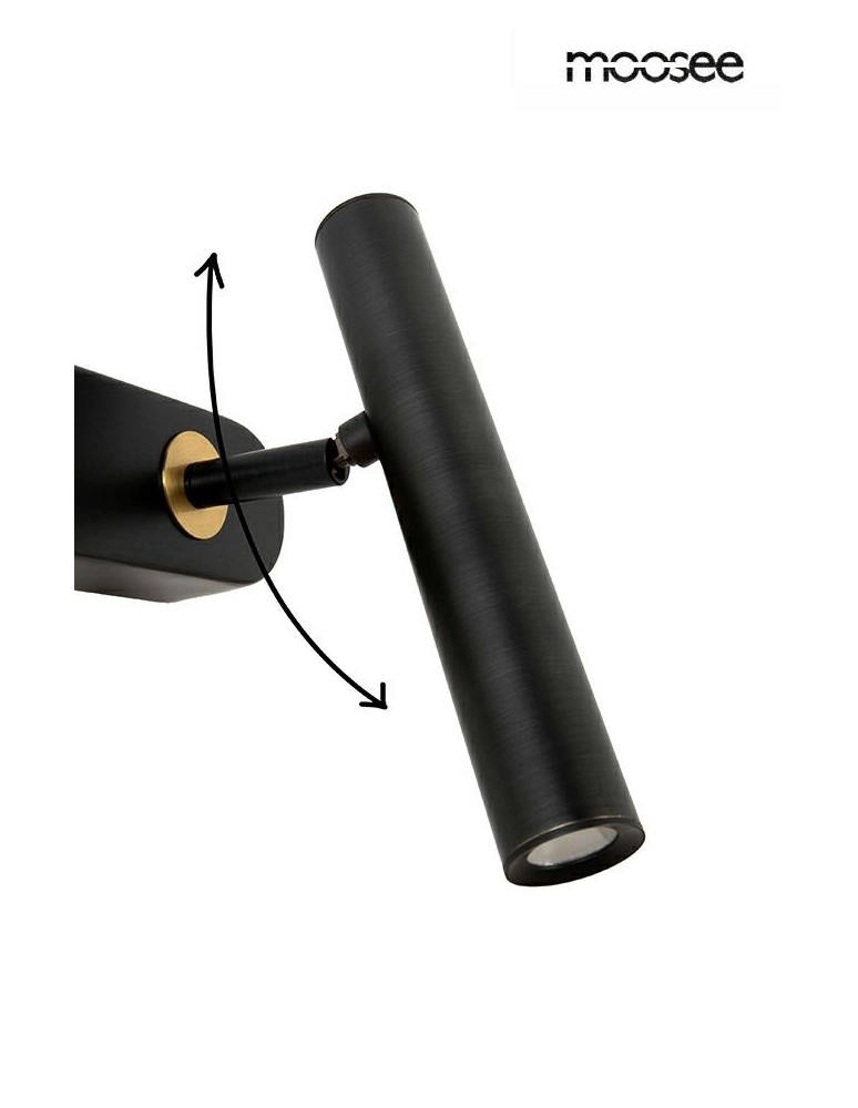 MOOSEE lampa ścienna BOY TUBE R czarna (MSE1501100480) MOOSEE lampa ścienna BOY TUBE R czarna (MSE1501100480)
