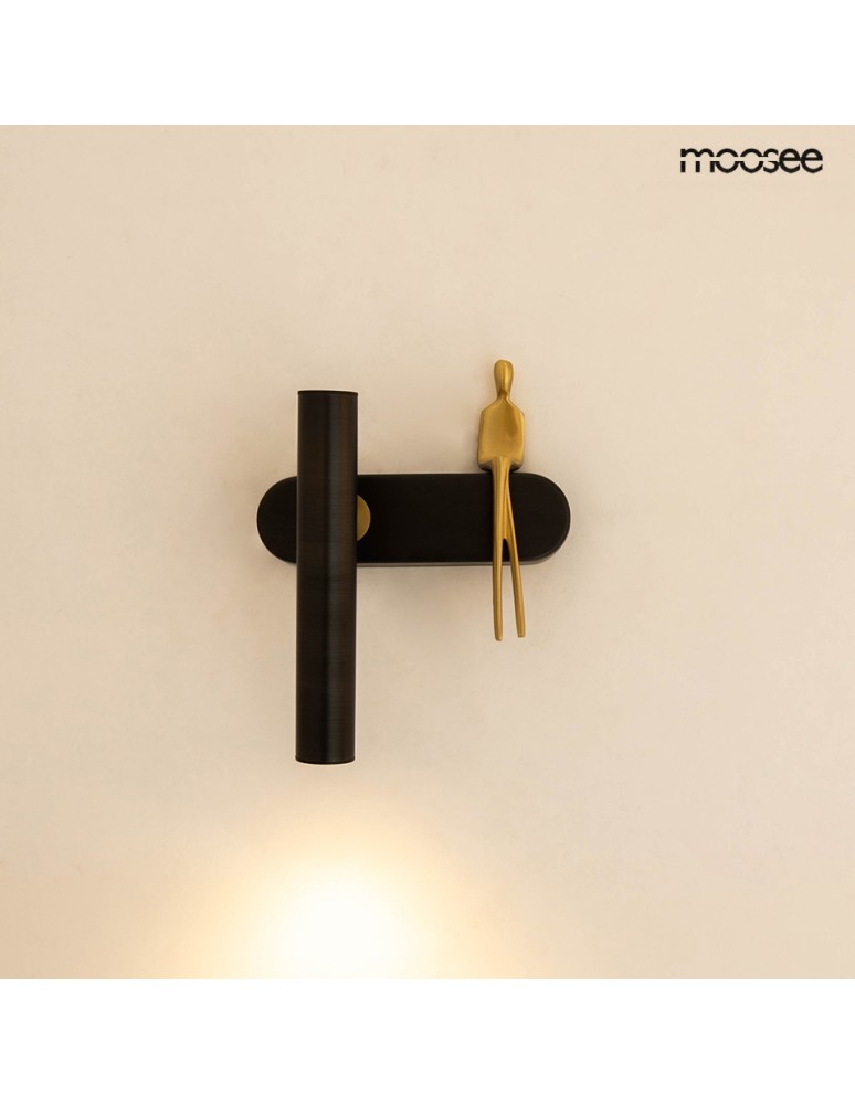 MOOSEE lampa ścienna BOY TUBE L czarna (MSE1501100482) MOOSEE lampa ścienna BOY TUBE L czarna (MSE1501100482)