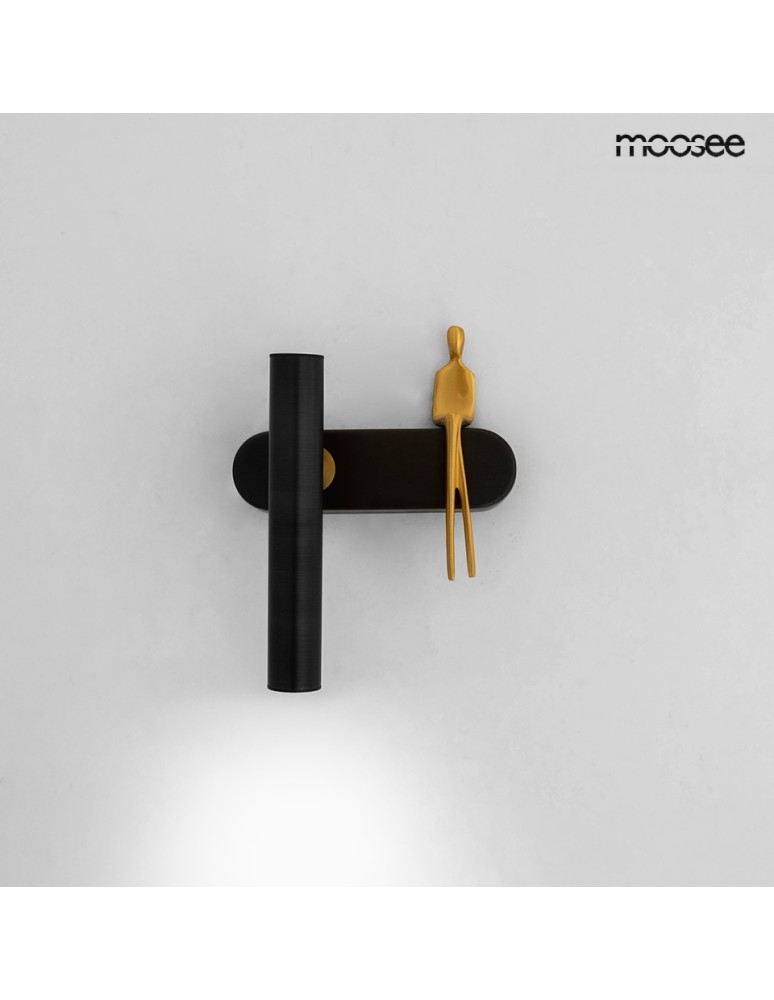 MOOSEE lampa ścienna BOY TUBE L czarna (MSE1501100482) MOOSEE lampa ścienna BOY TUBE L czarna (MSE1501100482)