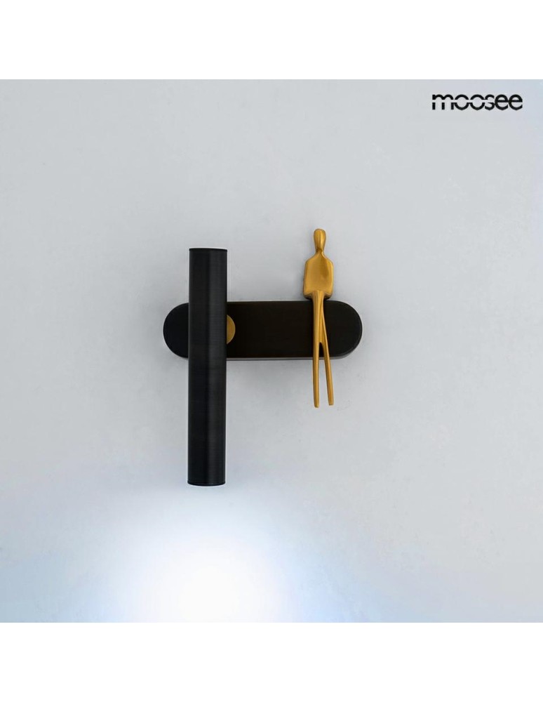 MOOSEE lampa ścienna BOY TUBE L czarna (MSE1501100482) MOOSEE lampa ścienna BOY TUBE L czarna (MSE1501100482)