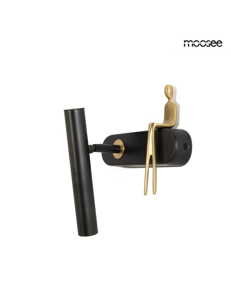 MOOSEE lampa ścienna BOY TUBE L czarna (MSE1501100482) MOOSEE lampa ścienna BOY TUBE L czarna (MSE1501100482)