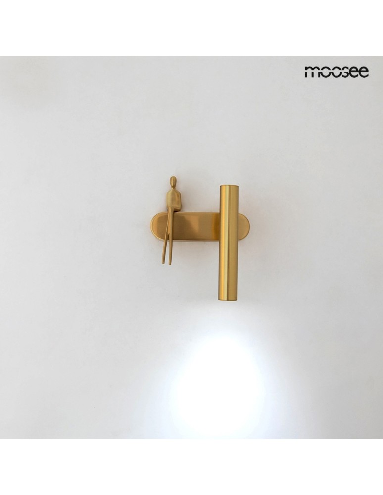 MOOSEE lampa ścienna BOY TUBE R złota (MSE1501100479) MOOSEE lampa ścienna BOY TUBE R złota (MSE1501100479)