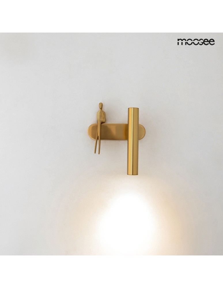 MOOSEE lampa ścienna BOY TUBE R złota (MSE1501100479) MOOSEE lampa ścienna BOY TUBE R złota (MSE1501100479)