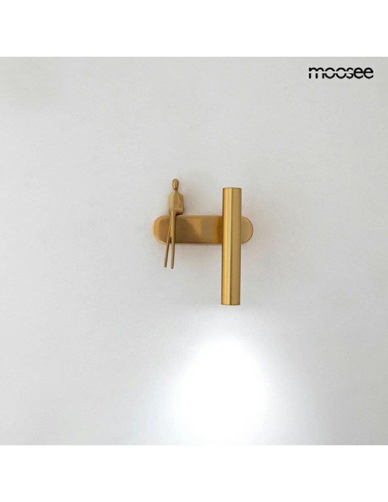 MOOSEE lampa ścienna BOY TUBE R złota (MSE1501100479) MOOSEE lampa ścienna BOY TUBE R złota (MSE1501100479)