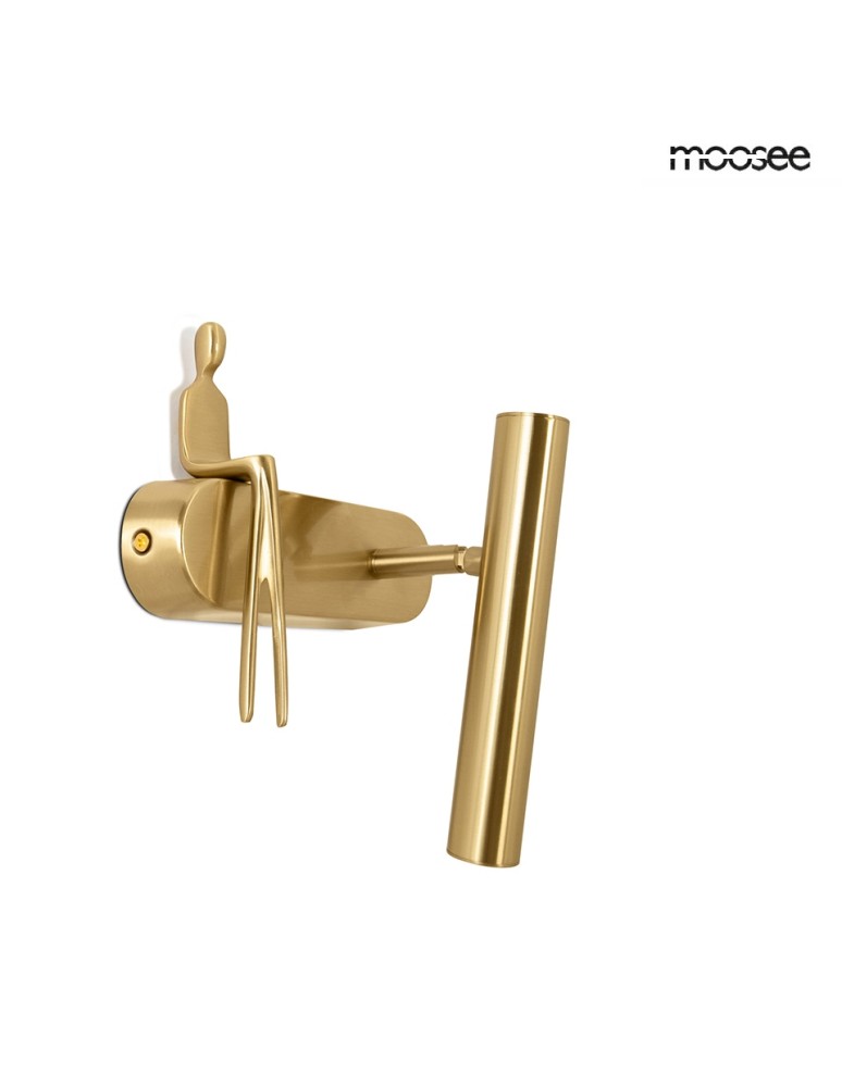 MOOSEE lampa ścienna BOY TUBE R złota (MSE1501100479) MOOSEE lampa ścienna BOY TUBE R złota (MSE1501100479)