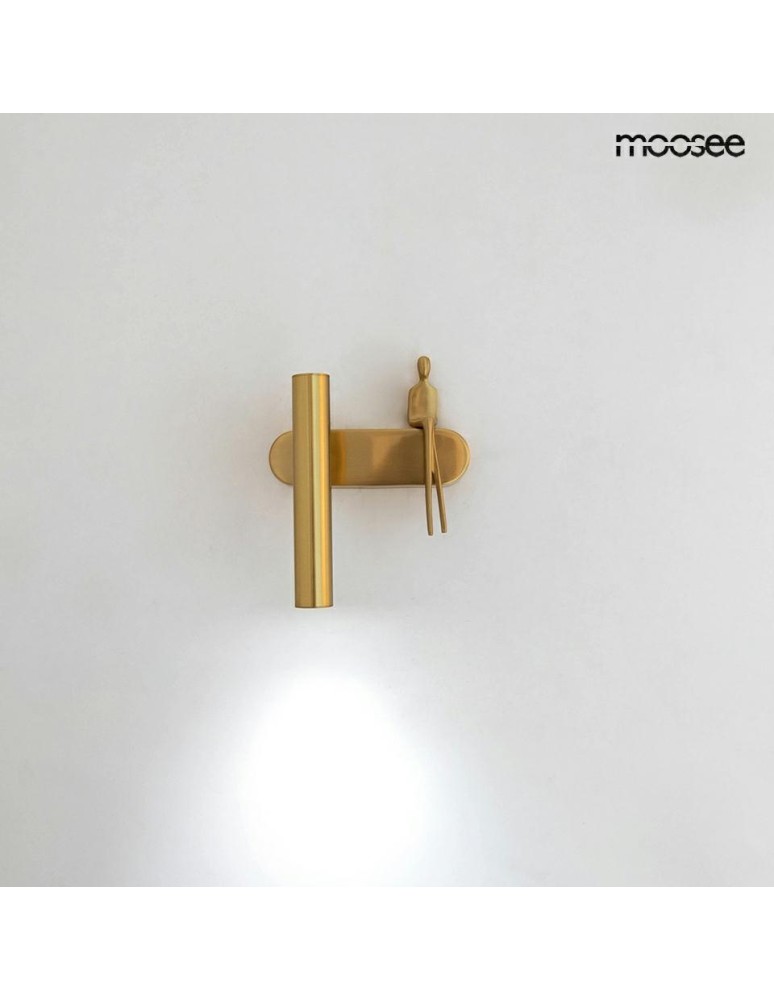 MOOSEE lampa ścienna BOY TUBE L złota (MSE1501100481)