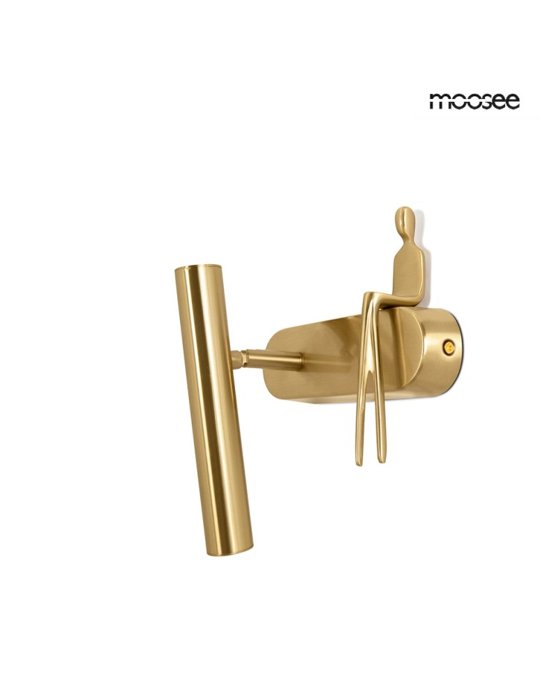 MOOSEE lampa ścienna BOY TUBE L złota (MSE1501100481)