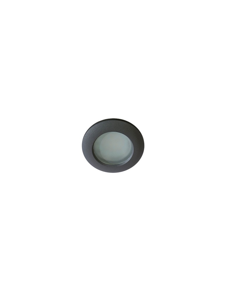 Lampy podtynkowe hermetyczne - Azzardo EMILIO 1 BLACK 1xGU10 Wpuszczana Czarny IP54 AZ0809 - produkt kolory-swiatla.pl 1