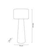 MOOSEE lampa podłogowa KAS 160 (MSE1501100332) MOOSEE lampa podłogowa KAS 160 (MSE1501100332)