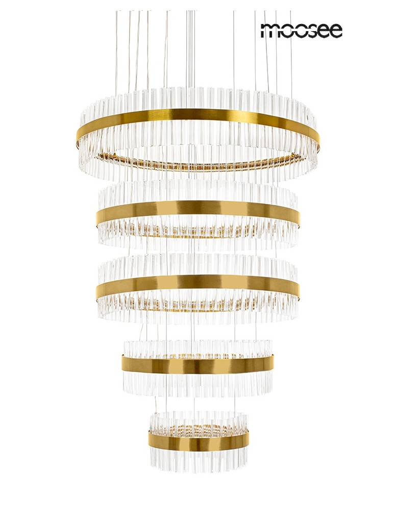 MOOSEE lampa wisząca GHIA 5 złota (MSE1501100396) MOOSEE lampa wisząca GHIA 5 złota (MSE1501100396)
