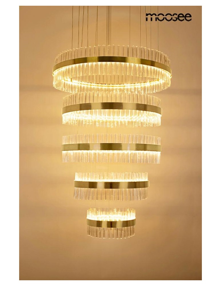 MOOSEE lampa wisząca GHIA 5 złota (MSE1501100396) MOOSEE lampa wisząca GHIA 5 złota (MSE1501100396)