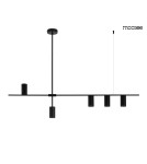 MOOSEE lampa wisząca MODERNO czarna (MSE1501100334) MOOSEE lampa wisząca MODERNO czarna (MSE1501100334)