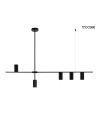 MOOSEE lampa wisząca MODERNO czarna (MSE1501100334)