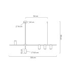 MOOSEE lampa wisząca MODERNO czarna (MSE1501100334) MOOSEE lampa wisząca MODERNO czarna (MSE1501100334)