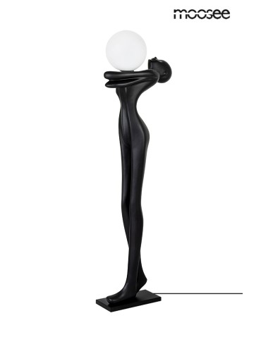 MOOSEE lampa podłogowa HUMAN MOON - włókno szklane, szkło (MSE1501100337)