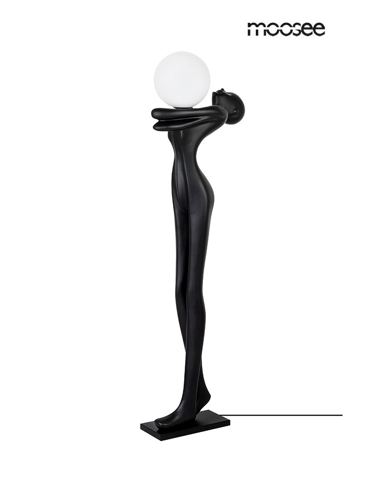 MOOSEE lampa podłogowa HUMAN MOON - włókno szklane, szkło (MSE1501100337)