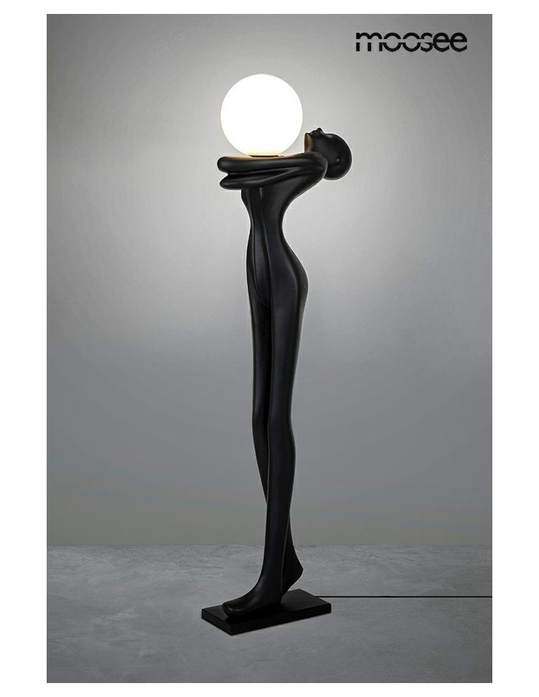 MOOSEE lampa podłogowa HUMAN MOON - włókno szklane, szkło (MSE1501100337) MOOSEE lampa podłogowa HUMAN MOON - włókno szklane, szkło (MSE1501100337)