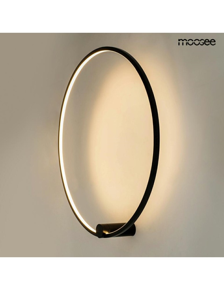 MOOSEE lampa ścienna HOOP 80 czarna (MSE1501100399) MOOSEE lampa ścienna HOOP 80 czarna (MSE1501100399)