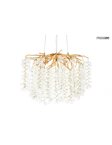 MOOSEE lampa wisząca RIVIERA 80 złota /   clear (5900168832954)