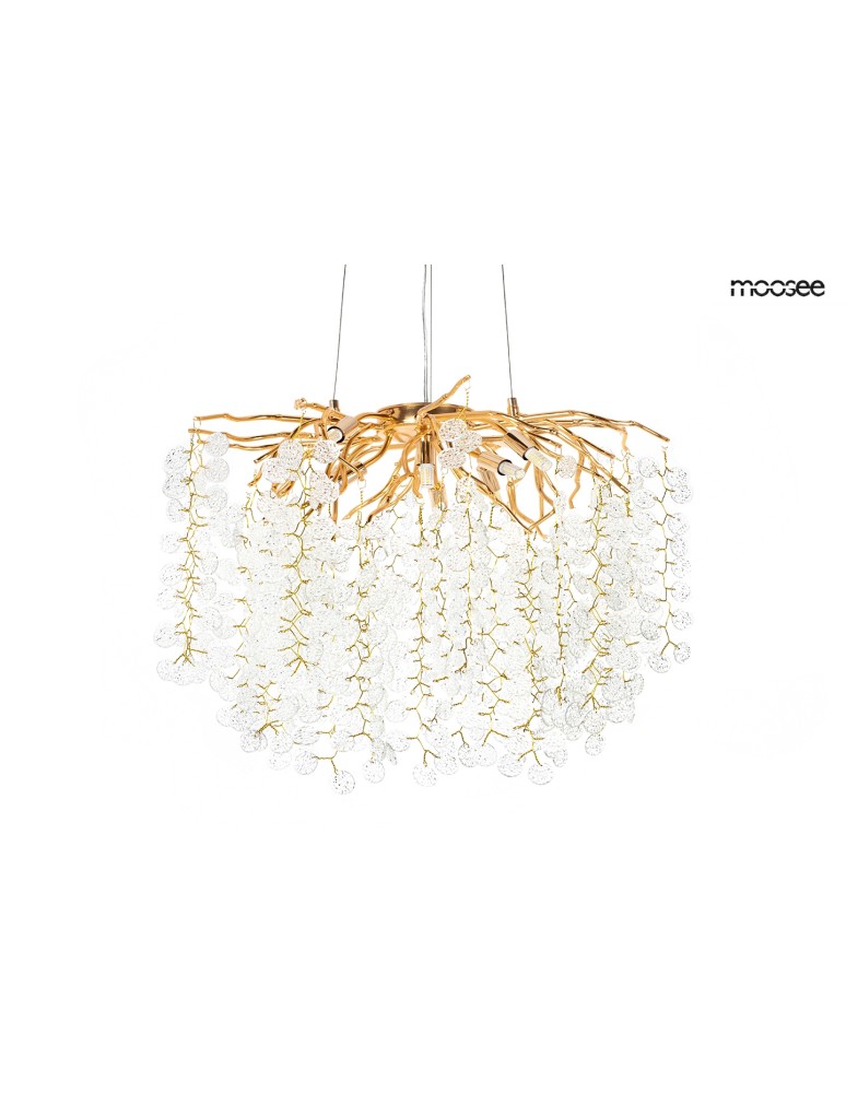 MOOSEE lampa wisząca RIVIERA 80 złota / clear (5900168832954) MOOSEE lampa wisząca RIVIERA 80 złota / clear (5900168832954)