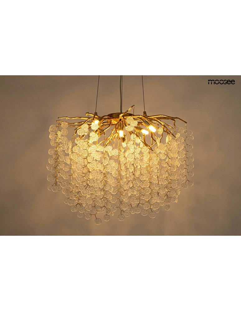MOOSEE lampa wisząca RIVIERA 80 złota / clear (5900168832954) MOOSEE lampa wisząca RIVIERA 80 złota / clear (5900168832954)