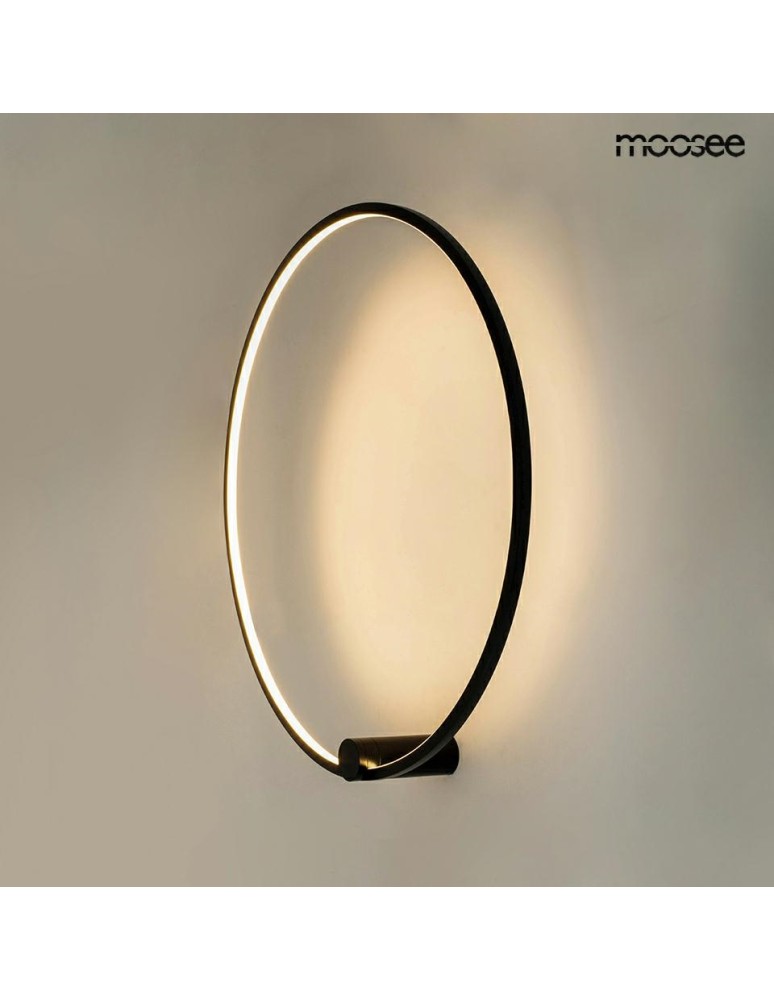 MOOSEE lampa ścienna HOOP 60 czarna (MSE1501100398) MOOSEE lampa ścienna HOOP 60 czarna (MSE1501100398)