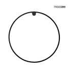 MOOSEE lampa ścienna HOOP 60 czarna (MSE1501100398) MOOSEE lampa ścienna HOOP 60 czarna (MSE1501100398)